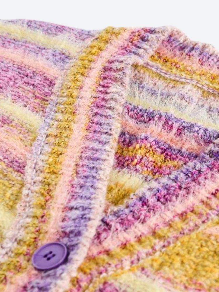 Plush Knitted Cardigan Vest Plush Knitted Cardigan Vest