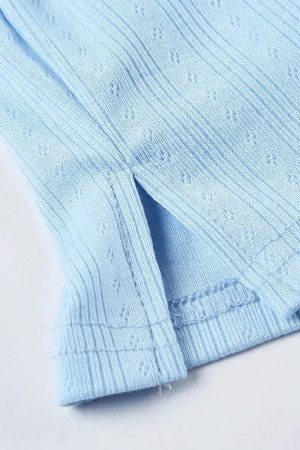 Pointelle Two Piece Pajama Set