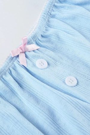 Pointelle Two Piece Pajama Set