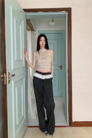 Polka Dot Halter Top