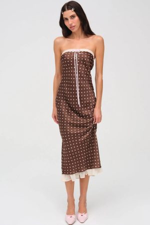 Polka Dot Midi Dress