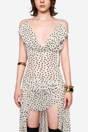 Polka Dot Mini Dress