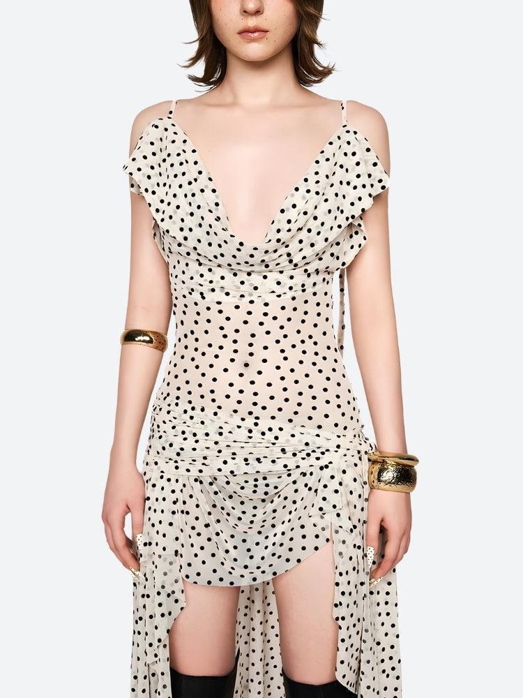 Polka Dot Mini Dress Polka Dot Mini Dress