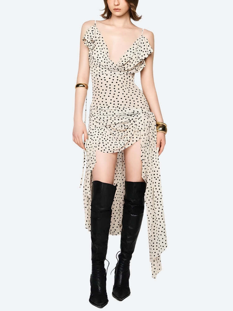 Polka Dot Mini Dress Polka Dot Mini Dress