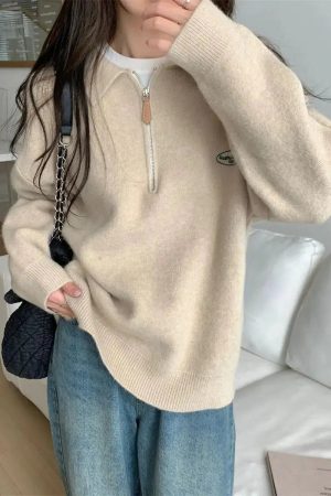 Polo Collar Sweater