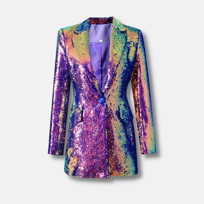 Premium Sequin Long Blazer Premium Sequin Long Blazer