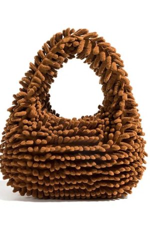 Rainbow Plush Handbag