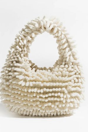 Rainbow Plush Handbag