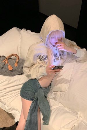 Rase le sol Asymmetric Tie-Front Denim Mini Skirt