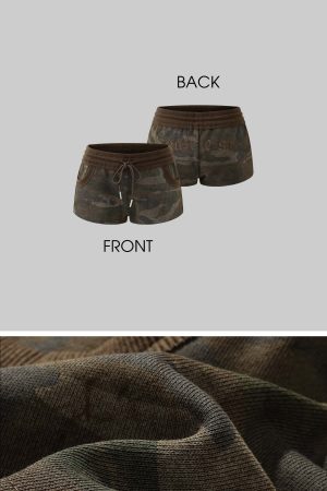 Rase le sol Camouflage Terry Shorts