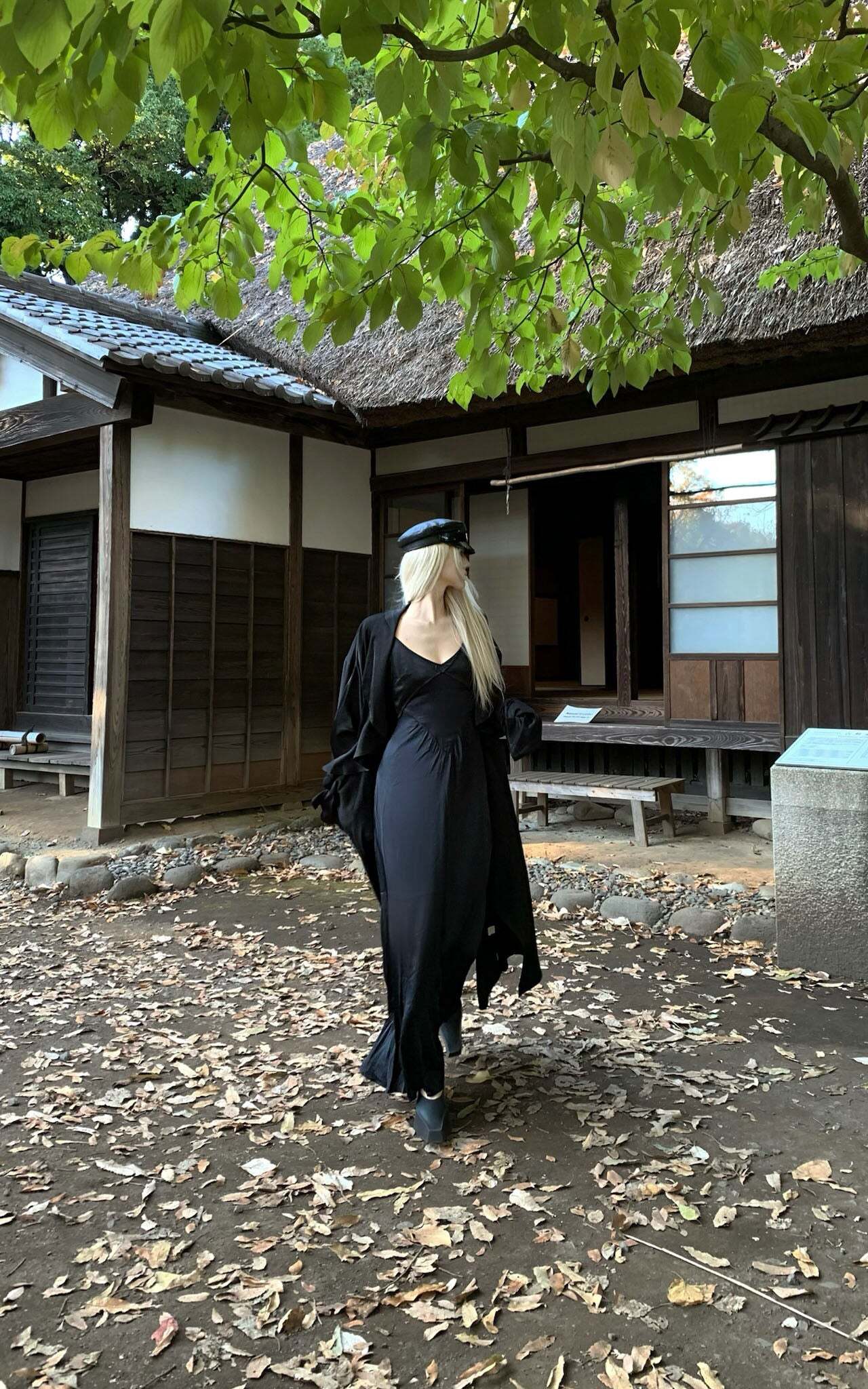 Rase le sol Cinched Satin Slip Dress & Cardigan Set Rase le sol Cinched Satin Slip Dress & Cardigan Set