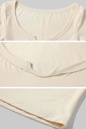 Rase le sol Contour-Cut Fitted Short Sleeve Tee