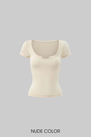 Rase le sol Contour-Cut Fitted Short Sleeve Tee