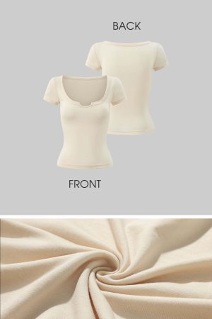 Rase le sol Contour-Cut Fitted Short Sleeve Tee