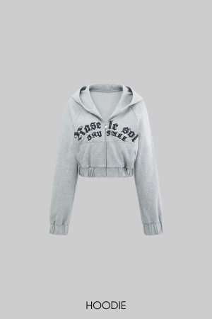 Rase le sol Cropped Hoodie and Pants Set