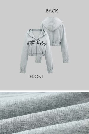 Rase le sol Cropped Hoodie and Pants Set