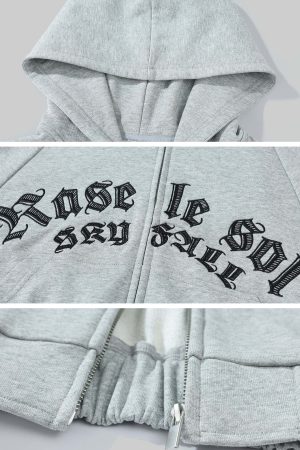 Rase le sol Cropped Hoodie and Pants Set