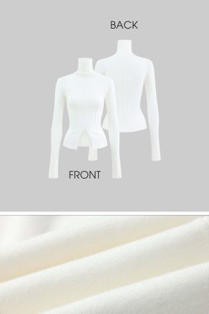 Rase le sol Crossline Slim-Fit Long Sleeve Tee