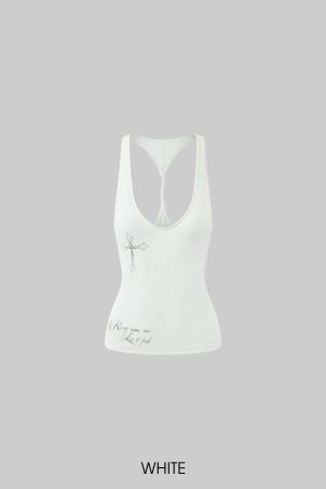 Rase le sol Deconstructed Double-Waistband White Cargo Trousers