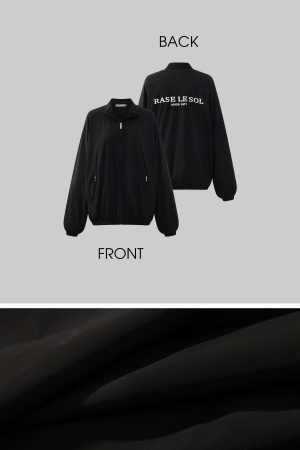 Rase le sol Deconstructed Lightweight Drawstring Skirt and Loose Collared Jacket Set