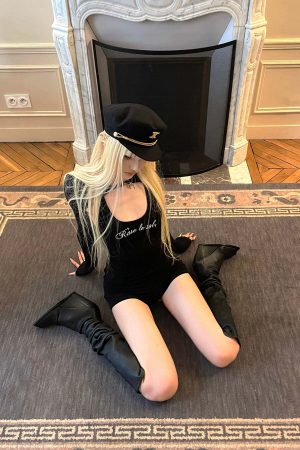 Rase le sol Deconstructed Long-Sleeve Shrug and Racerback Tank Set