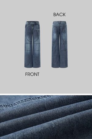 Rase le sol Deconstructed Paneled Straight-Leg Jeans