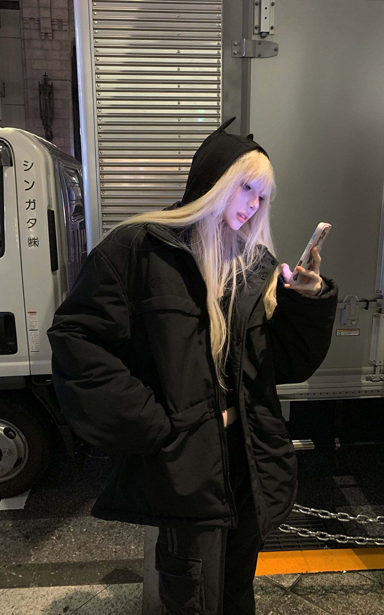 Rase le sol Devil Horn Fitted Hoodie Rase le sol Devil Horn Fitted Hoodie