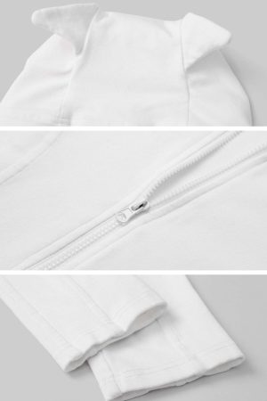 Rase le sol Devil Horn Fitted Hoodie