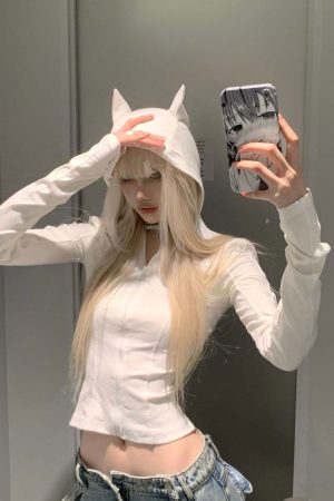 Rase le sol Devil Horn Fitted Hoodie