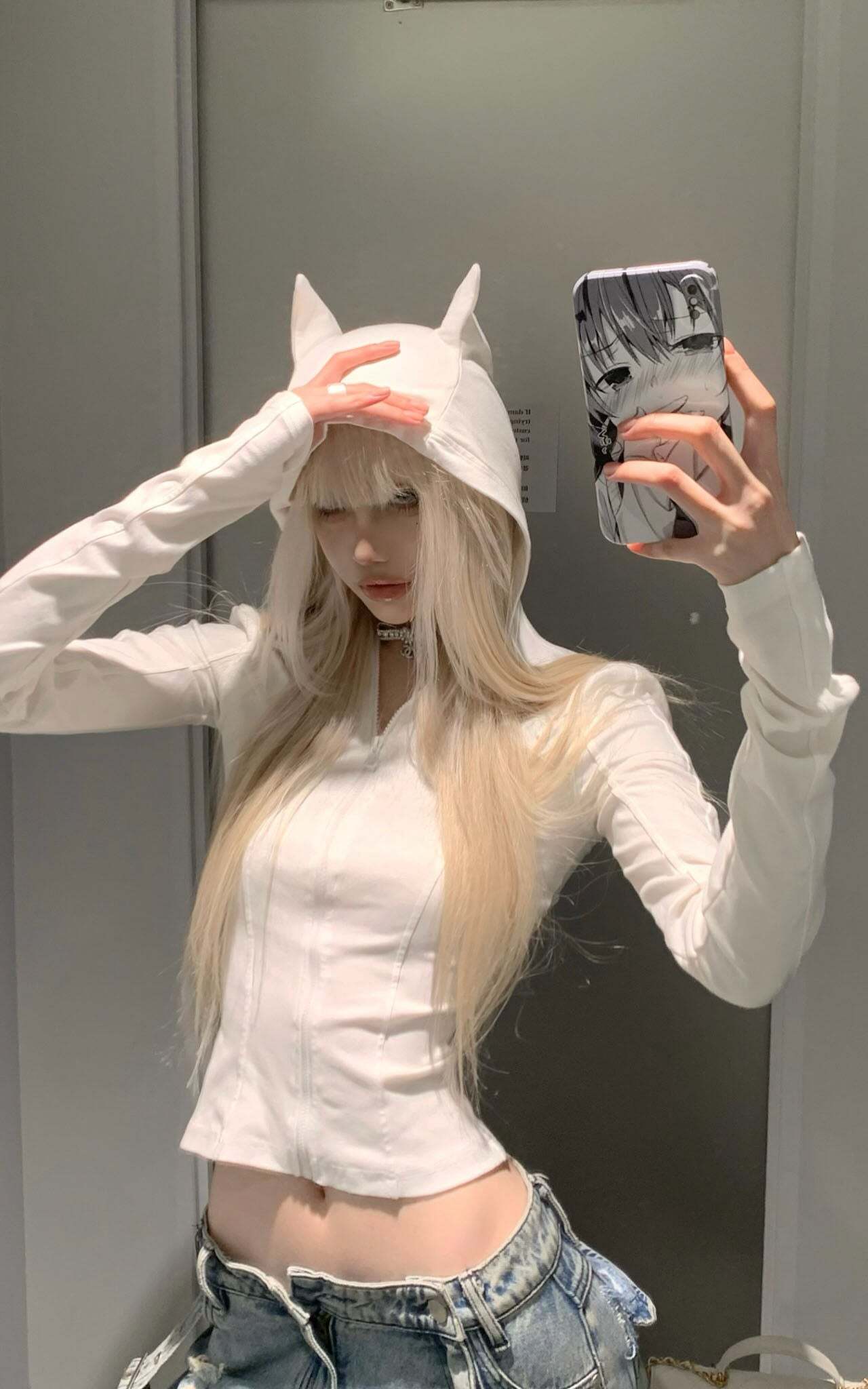 Rase le sol Devil Horn Fitted Hoodie Rase le sol Devil Horn Fitted Hoodie