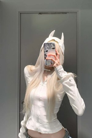 Rase le sol Devil Horn Fitted Hoodie