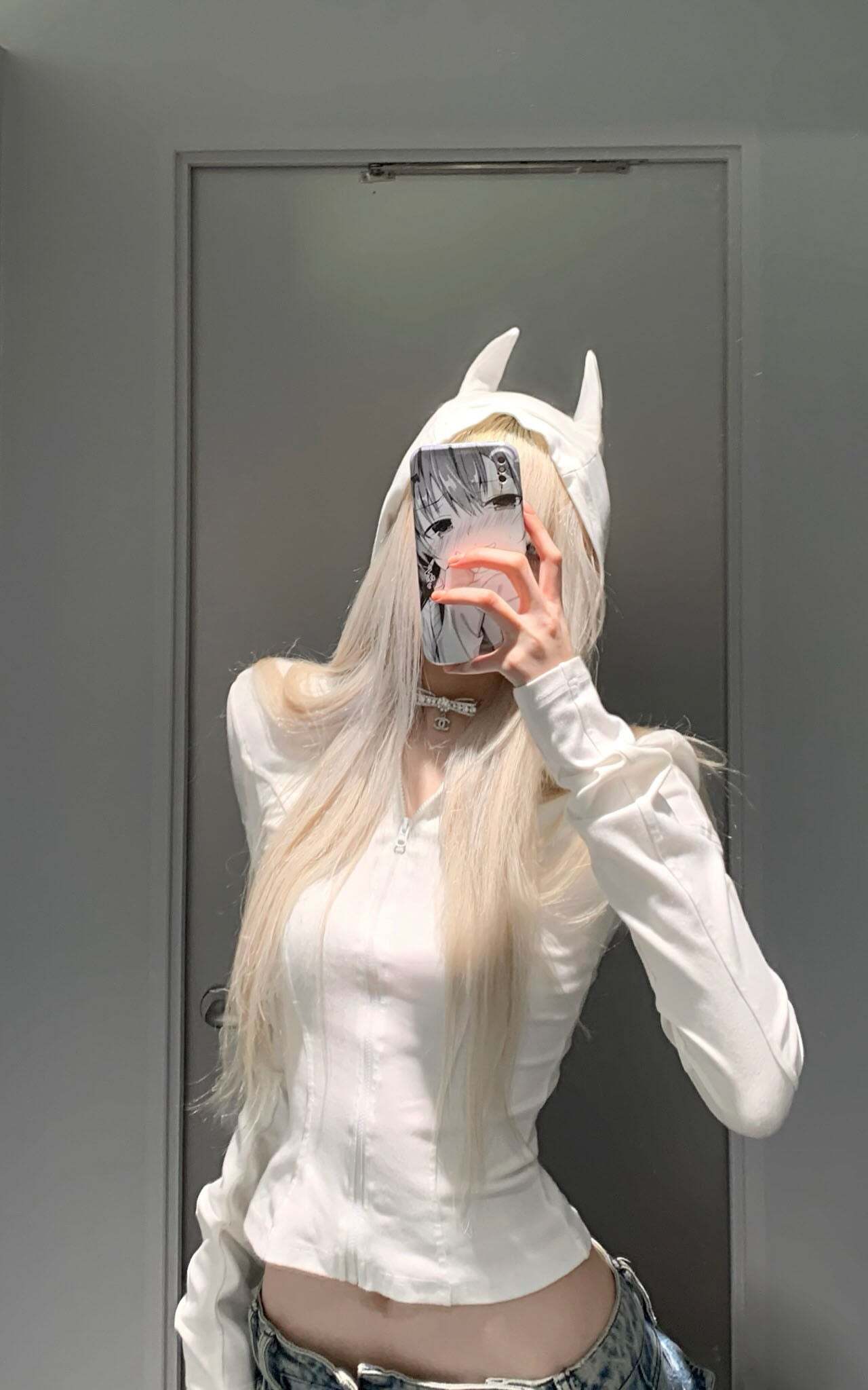 Rase le sol Devil Horn Fitted Hoodie Rase le sol Devil Horn Fitted Hoodie