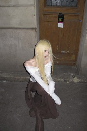 Rase le sol Draped Knit Maxi Skirt with Wrap Detail