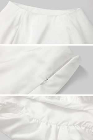 Rase le sol Draped Long-Sleeve Fitted T-Shirt