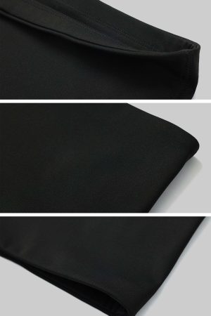 Rase le sol Draped Wide-Leg Flare Pants