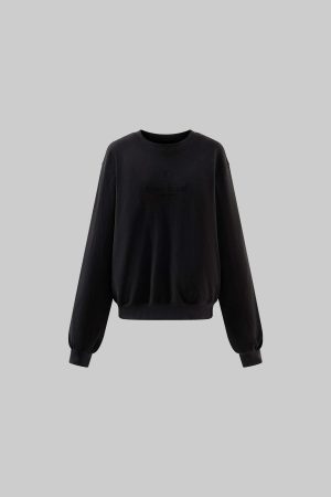 Rase le sol Embroidered Oversized Sweatshirt