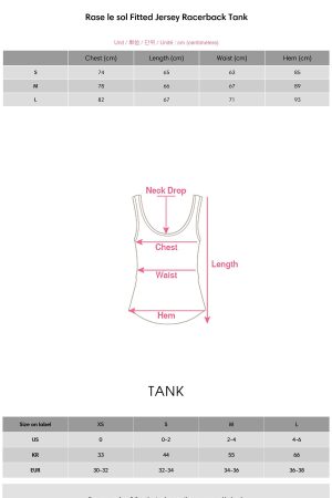 Rase le sol Fitted Jersey Racerback Tank