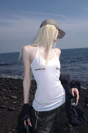 Rase le sol Fitted Jersey Racerback Tank