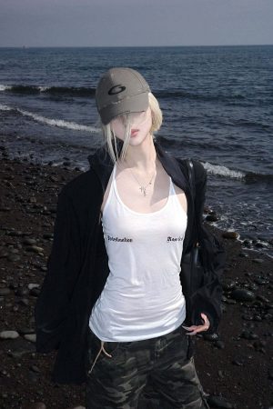 Rase le sol Fitted Jersey Racerback Tank