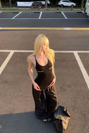 Rase le sol Fitted Jersey Racerback Tank