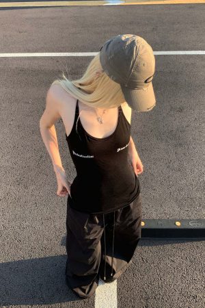 Rase le sol Fitted Jersey Racerback Tank