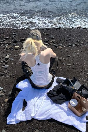 Rase le sol Fitted Jersey Racerback Tank