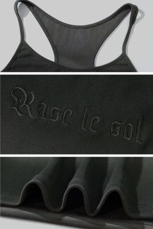 Rase le sol Fitted Racerback Tank Top