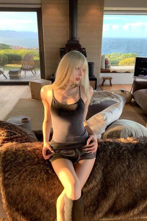 Rase le sol Fitted Racerback Tank Top