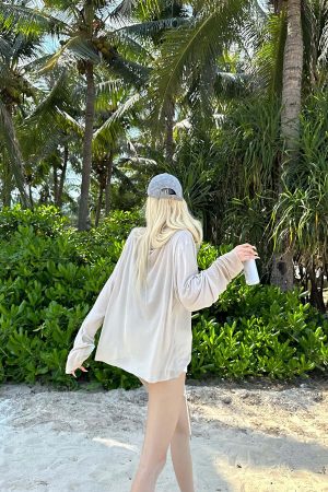 Rase le sol Fluid Knit Long Sleeve Top