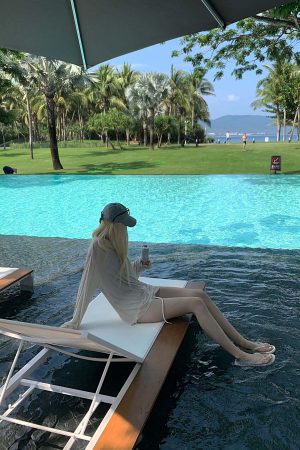 Rase le sol Fluid Knit Long Sleeve Top