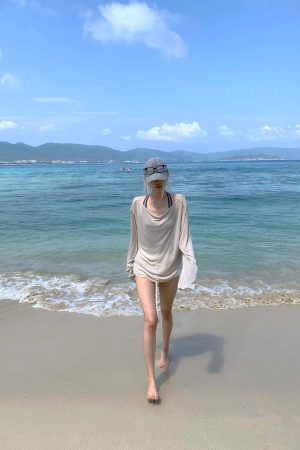 Rase le sol Fluid Knit Long Sleeve Top