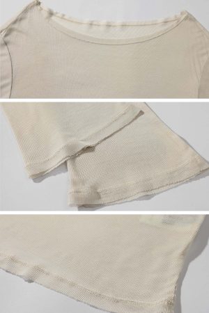 Rase le sol Fluid Knit Long Sleeve Top