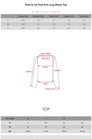 Rase le sol Fluid Knit Long Sleeve Top