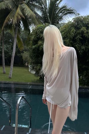 Rase le sol Fluid Knit Long Sleeve Top